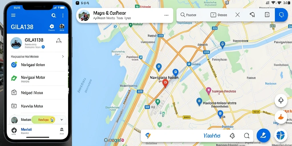 Tampilan antarmuka GILA138 untuk Navigasi Motor yang intuitif dan informatif.