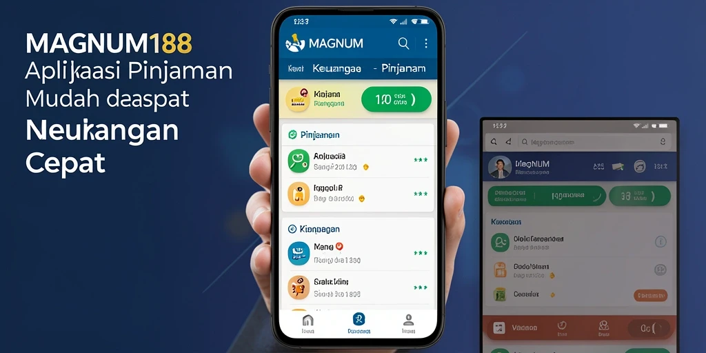 Tampilan antarmuka utama MAGNUM188 yang sederhana dan mudah digunakan.